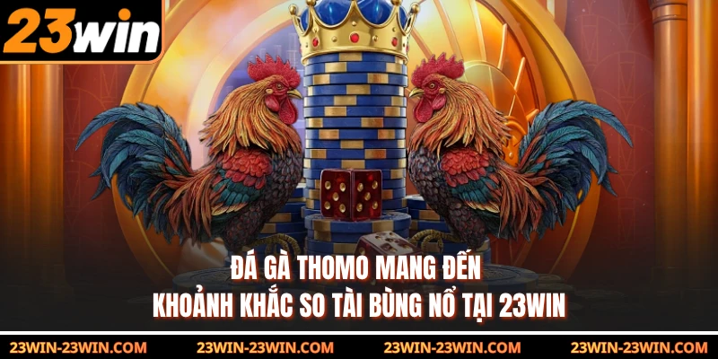 Đá Gà Thomo Mang Đến Khoảnh Khắc So Tài Bùng Nổ Tại 23Win