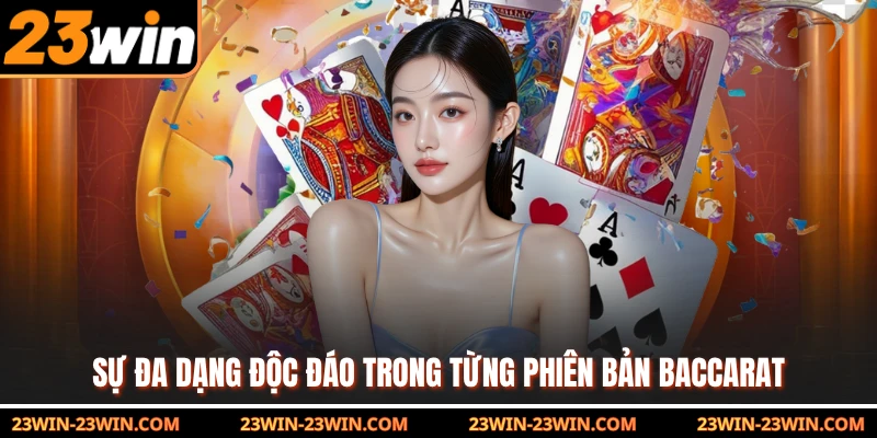 Sự đa dạng độc đáo trong từng phiên bản Baccarat 
